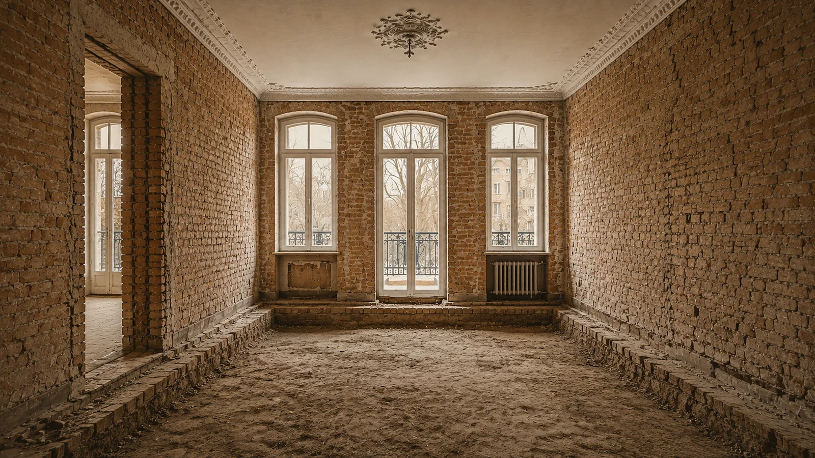 Entrümpelung & Kernsanierung, Schritt 5: Entkernt: zurück auf den Rohbau, bereit für den Ausbau