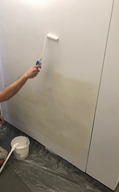 Maler: Ausbesserung Trockenbauwand